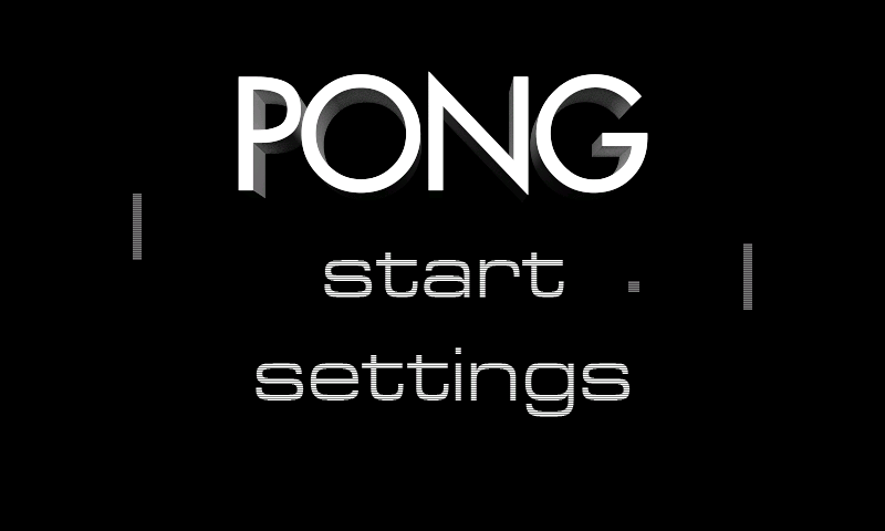Classic Pong screenshot